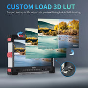 SEETEC P215 PRO-CO ปุ่มควบคุมและไฟ Tally ด้านหน้า