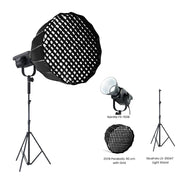 Nanlite FS-150 Live Single Set daylight light kit – 26,380 lux at 1 m
