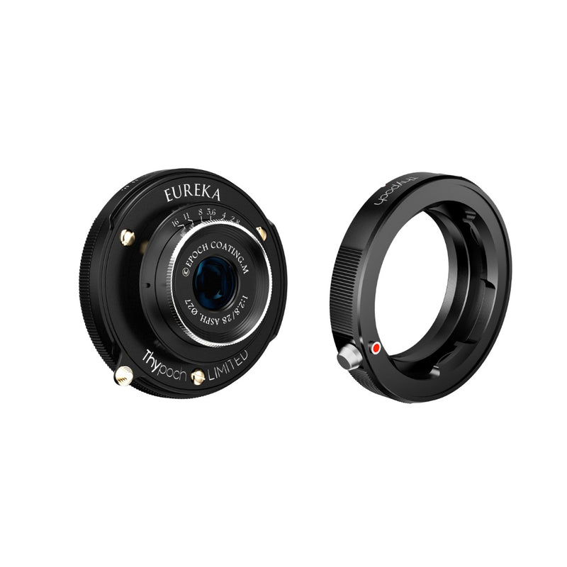 Thypoch Eureka 28mm F2.8 Full Frame Manual Lens for Leica M with M-X Mount Adapter