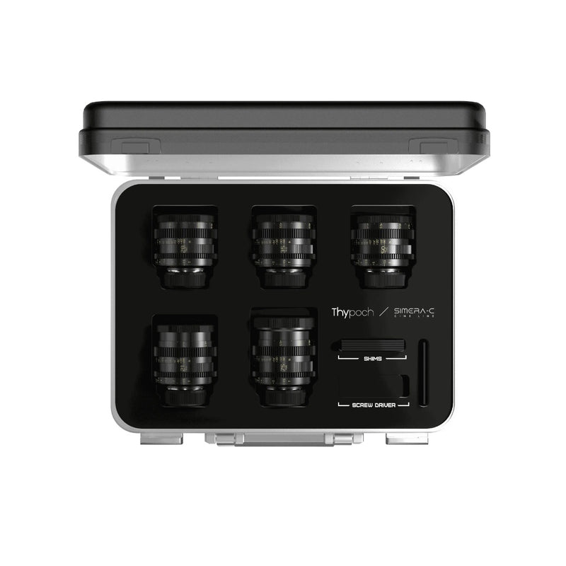 Thypoch Simera-C 21+28+35+50+75mm T1.5 Full Frame Cine 5-Lens Kit for Leica M