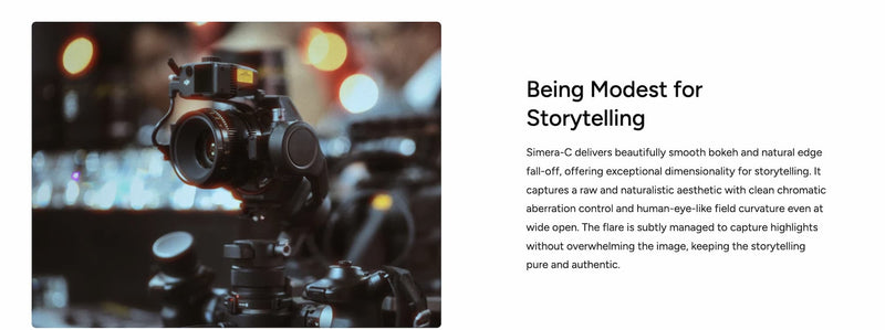 เลนส์ Thypoch Simera-C 21+28+35+50+75mm T1.5 Full Frame Cine 5-Lens Kit for Leica M มุมมองด้านหน้า