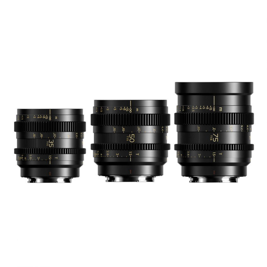 Thypoch Simera-C T1.5 Cine 3-Lens Kit 35mm 50mm 75mm Sony E Leica M Mount