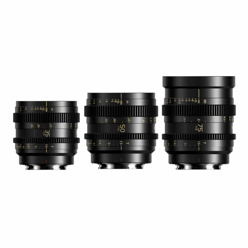 Thypoch Simera-C T1.5 Cine 3-Lens Kit 35mm 50mm 75mm Sony E Leica M Mount