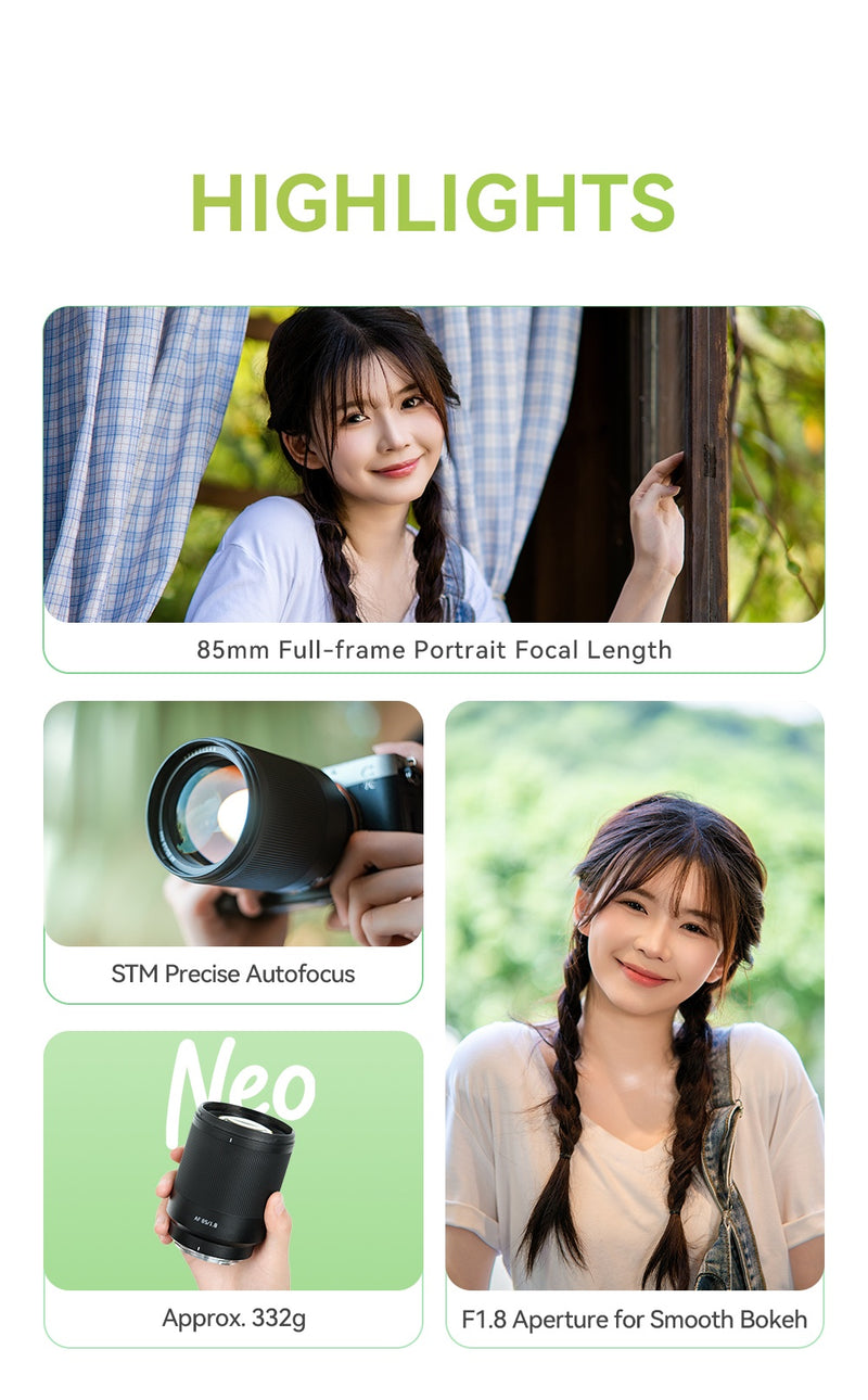 TTArtisan Neo AF 85mm F1.8 Autofocus Portrait เมาท์ Sony E / Leica L / Nikon Z