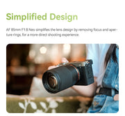 TTArtisan Neo AF 85mm F1.8 Autofocus Portrait — Leica L