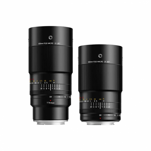 TTArtisan 100mm F2.8 Macro 2X Manual Focus Lens Sony E Nikon Z Canon RF Leica L Fujifilm X Nikon F Canon EF Fuji GFX Mount
