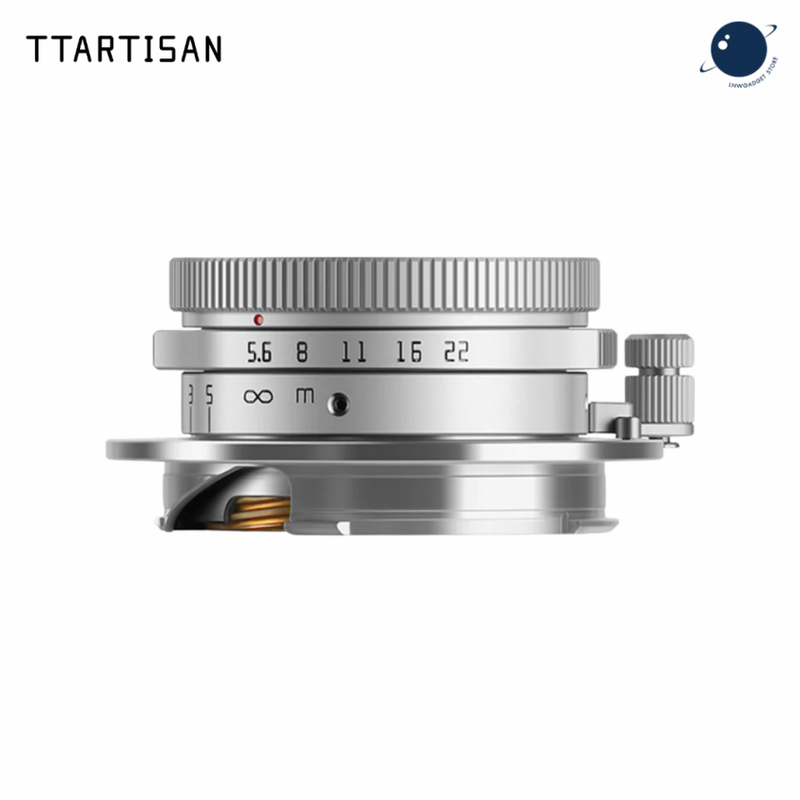 TTArtisan 28mm F5.6 Leica M Mount Wide Angle Manual Focus Lens Pancake Retro Brass
