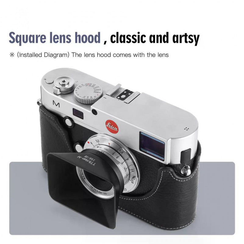 TTArtisan 28mm F5.6 Leica M Mount Wide Angle — Black