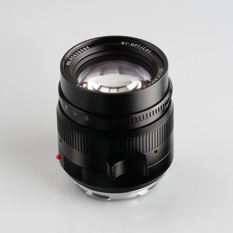 TTArtisan 50mm F1.4 วงแหวนโฟกัสและรูรับแสง