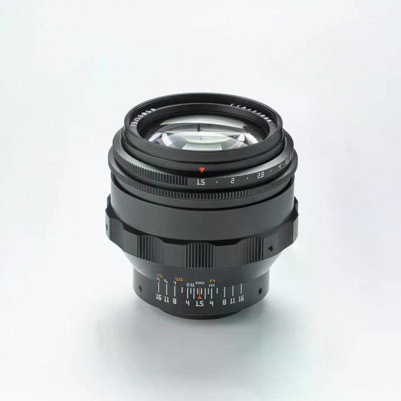 TTArtisan 75mm F1.5 Swirly Bokeh — Silver