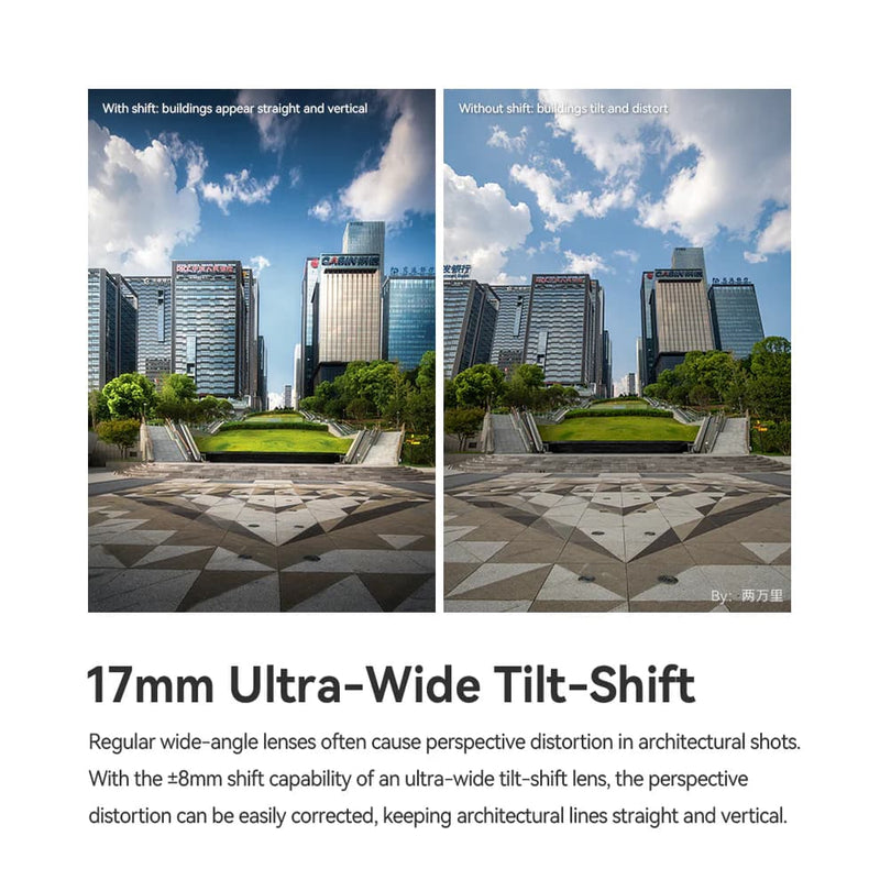 TTArtisan 17mm F4 ASPH Tilt-Shift รายละเอียดงานประกอบ