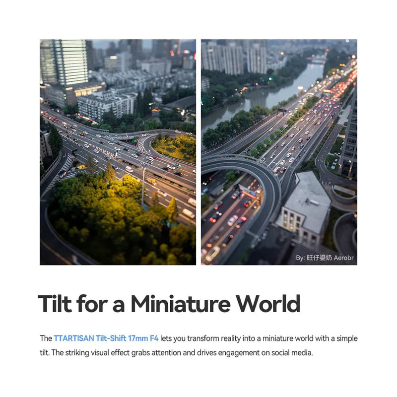 TTArtisan 17mm F4 ASPH Tilt-Shift — Nikon Z