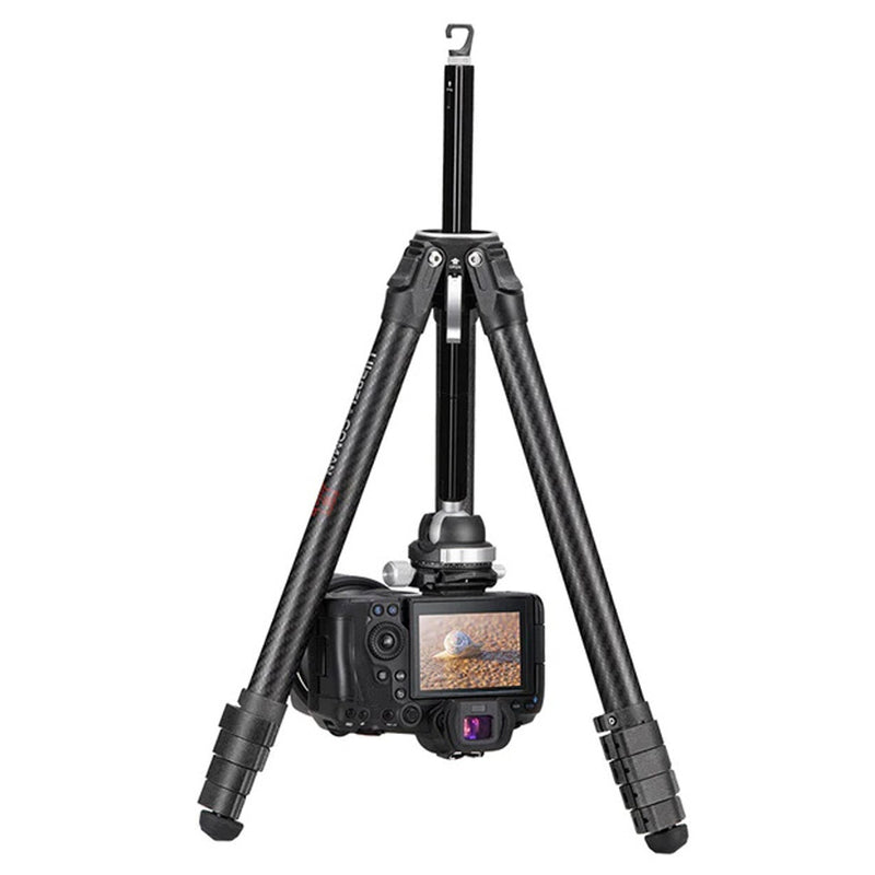 ZERO-Y Profesional Carbon Travel Tripod Coman ขาตั้งกล้องคาร์บอนไฟเบอร์