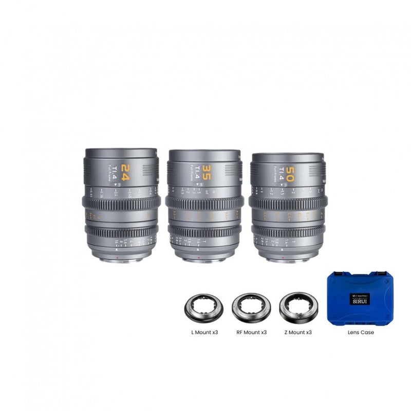 เลนส์ SIRUI Vision Prime 24-35-50mm T1.4 ชุด Kit หลายระยะ