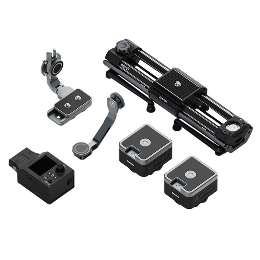 Zeapon Micro4 Motorized Double Distance Slider E Series + PONS Pan & Tilt Kits ชุดรางสไลด์มอเตอร์ พร้อมหัว Pan&Tit Zeapon