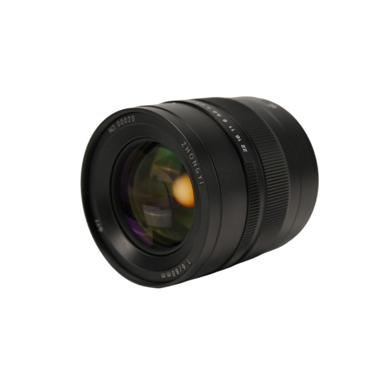 ZhongYi Mitakon Speedmaster 80mm F1.6 · Medium Format Manual Focus Lens · Fujifilm GFX / Hasselblad XCD